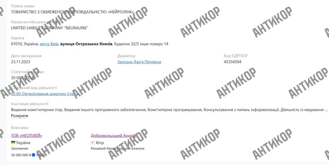 Казино Cosmobet і «Нейролінк»: хто ховається за схемами Добровольського, Зборовського та Токарєва Казино Cosmobet і «Нейролінк»: хто ховається за схемами Добровольського, Зборовського та Токарєва