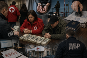 Торгівля «бронею» під крилом гуманітарки: У Києві на хабарі у $20 000 затримали посадовицю Червоного Хреста та її спільника