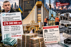 280 мільйонів під обстрілами: команда Кличка віддає шалені гроші на скляні вітражі Палацу одружень фірмі-новачку