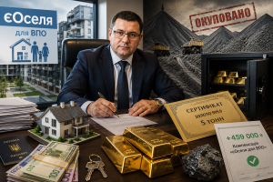 «Золотий переселенець»: як чиновник ФДМУ Мельник із 5 тоннами золота та мільярдами у декларації забрав гроші у справжніх біженців через «єОселю»