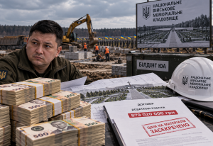 879 мільйонів на крові та скорботі: як на будівництві Національного військового кладовища масово завищують ціни та ховають кошториси